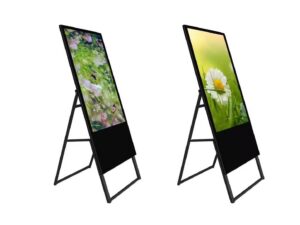 32 inch Indoor Floor-Standing LCD Poster without touch