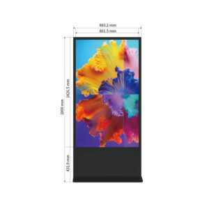 65 Inch Android LCD Digital Signage Totem Vertical Advertising Player