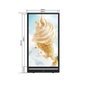 55 Inch Portable Battery Powered Display Waterproof LCD Advertising Outdoor Foldable Digital Signage for Retail Store