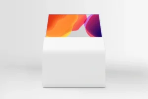 55″ Transparent OLED Self-Service Kiosk