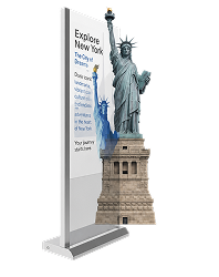 55″ Transparent OLED Art Kiosk
